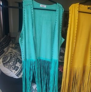 Crazy train fringe vest